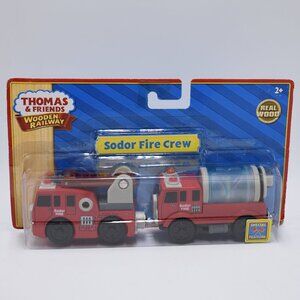 Sodor Fire Crew Special Feature Thomas & Friends Wooden Railway Engine Trains
